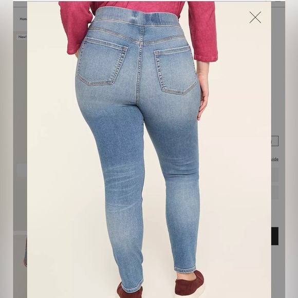 Lane Bryan Pull- On Fit Embellished High Rise Jegging Women's New Size 18 - Picture 11 of 12